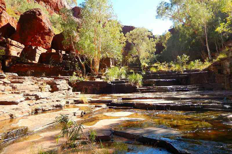 itinéraire sur la côte Ouest australienne