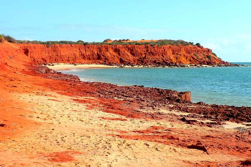 itinéraire sur la côte Ouest australienne