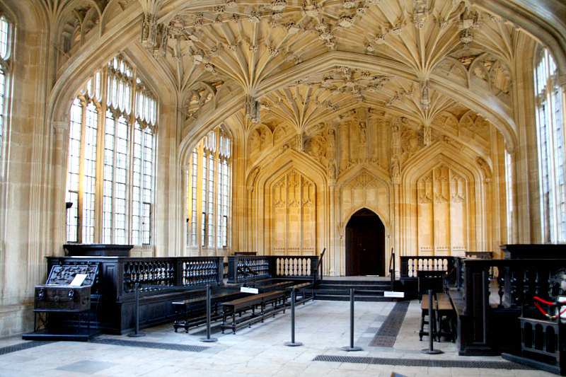 tous les lieux de tournage de Harry Potter: Bodleian Library