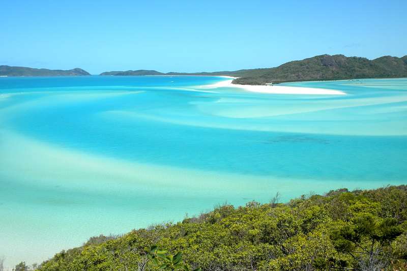 meilleurs road trip en Australie : whitesundays inlet