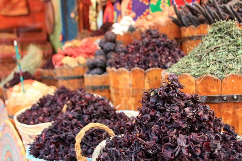 Visiter Assouan en Égypte : épices