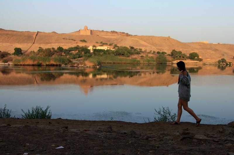 Visiter Assouan en Égypte : coucher du soleil