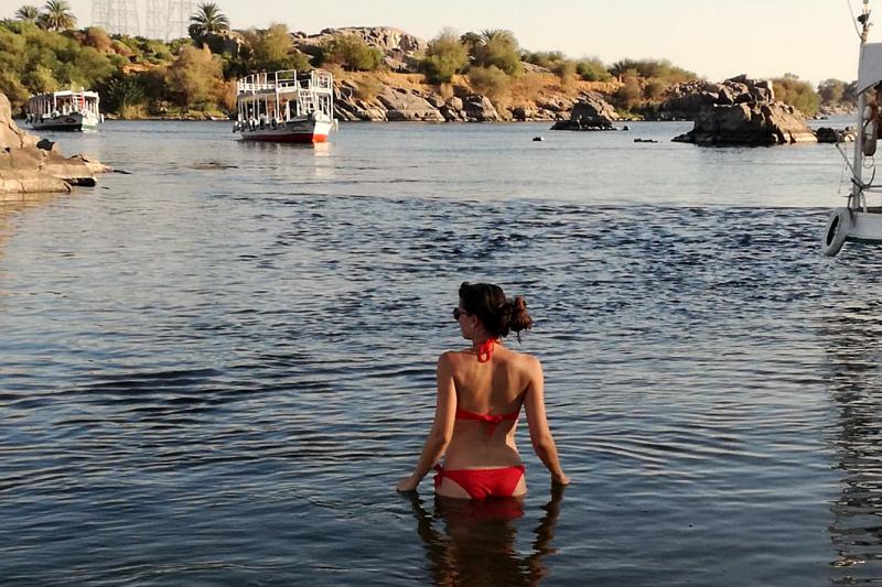 Visiter Assouan en Égypte : se baigner dans le Nil
