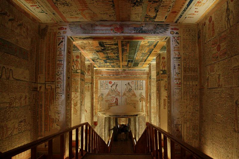 Visiter Louxor en Égypte : tombeaux de Ramsès V et VI