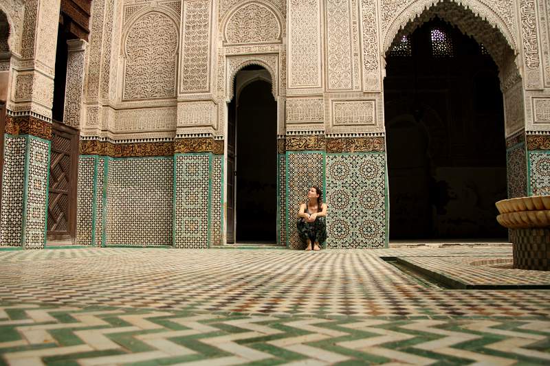 Visiter Meknès - la medersa