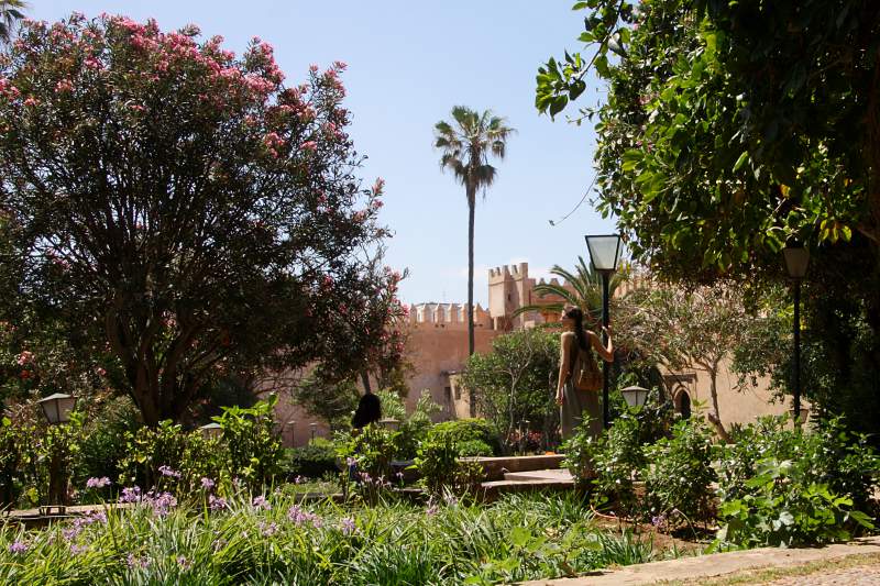 Visiter Rabat - jardin andalou