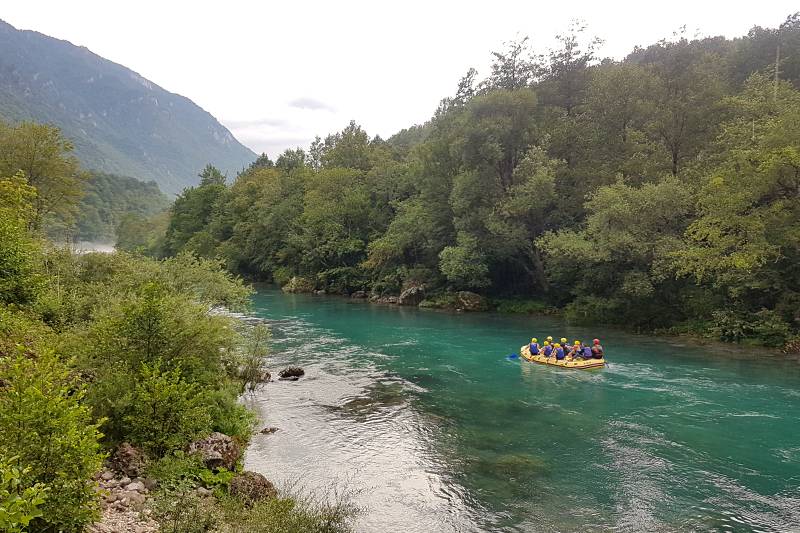 road trip au Monténégro : rafting sur la Piva