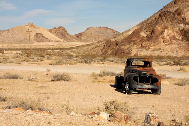 road trip aux États-Unis d'un mois : Rhyolite